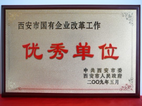 2009年5月，，，，，被西安市委、市政府评为西安市国企业刷新事情优异单位